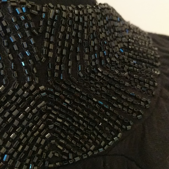 Compagnia Italiana Black Beaded Evening Dress - Picture 5 of 8